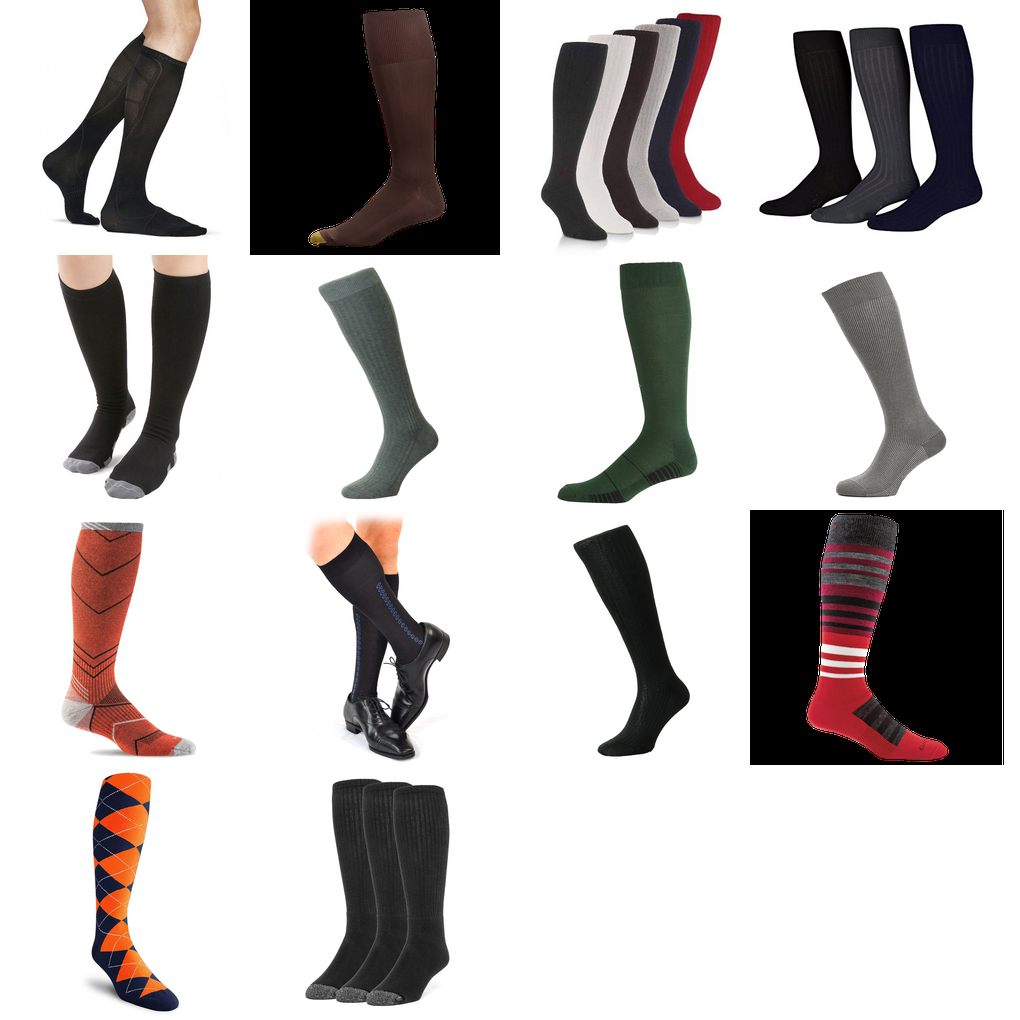 mens over the calf socks